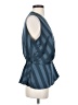 Chloe Oliver Blue Sleeveless Blouse Size S - photo 4