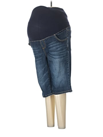Due Maternity Denim Shorts (view 1)