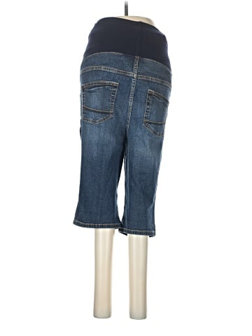 Due Maternity Denim Shorts (view 2)