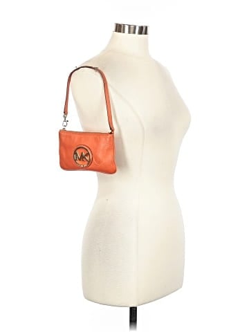 MICHAEL Michael Kors Leather Wristlet (view 2)