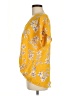 West Kei Yellow Short Sleeve Blouse Size M - photo 5
