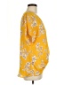 West Kei Yellow Short Sleeve Blouse Size M - photo 4