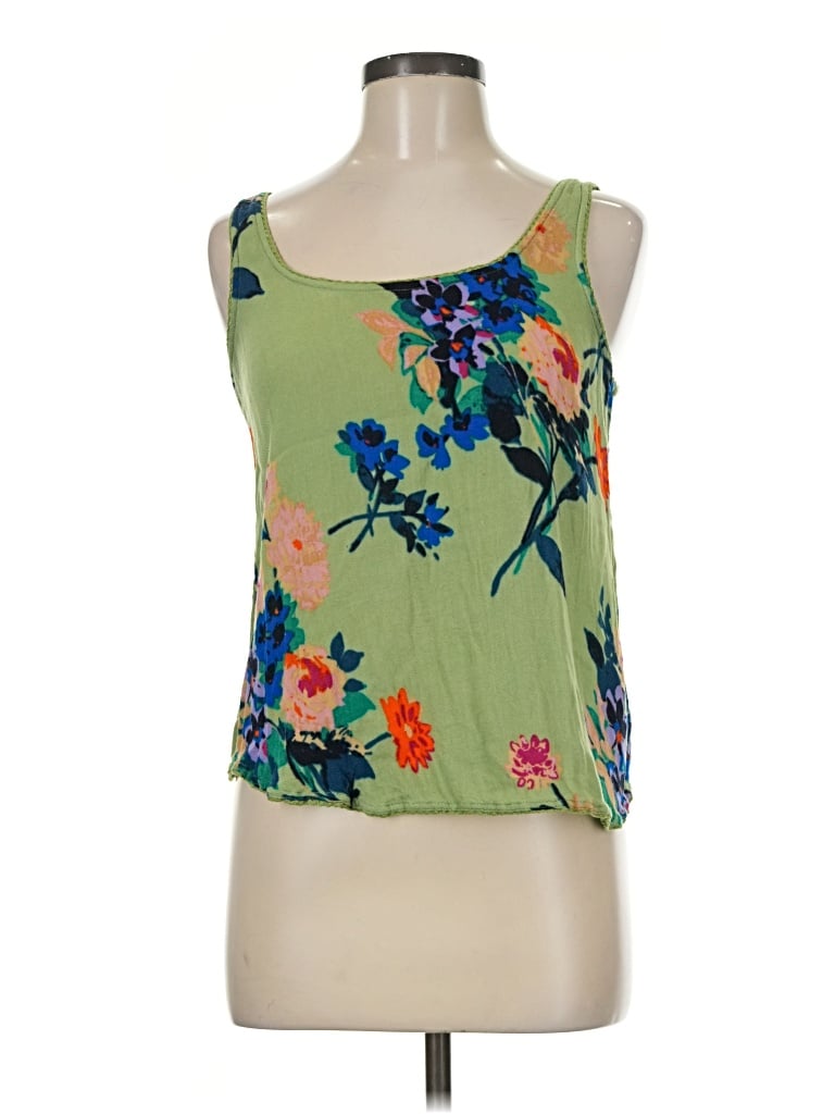 Pre-owned Kimchi Blue Sleeveless Blouse In Green
