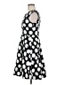 Eliza J 100% Polyester Polka Dots Black Cocktail Dress Size 8 - photo 5