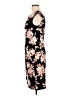 Connected Apparel Floral Black Casual Dress Size 10 - photo 5