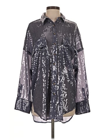 Pilcro Long Sleeve Blouse (view 1)