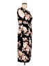 Connected Apparel Floral Black Casual Dress Size 10 - photo 4