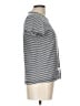 Rag & Bone Stripes Silver Short Sleeve T-Shirt Size L - photo 4