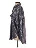 Pilcro Metallic Silver Long Sleeve Blouse Size S - photo 5