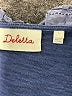 Deletta 100% Cotton Blue Sleeveless Blouse Size S - photo 7