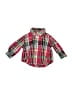 Ralph Lauren 100% Cotton Plaid Red Long Sleeve Button-Down Shirt 0-3 MO / 3 MO - photo 1