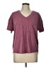 Falls Creek Burgundy Short Sleeve Top Size L - photo 1