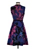 Just... Taylor Graphic Blue Cocktail Dress Size 4 - photo 2