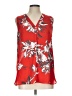 Violet & Claire 100% Polyester Red Sleeveless Blouse Size L - photo 1