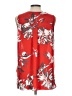 Violet & Claire 100% Polyester Red Sleeveless Blouse Size L - photo 2