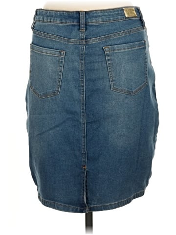 Jones New York Signature Denim Skirt (view 2)