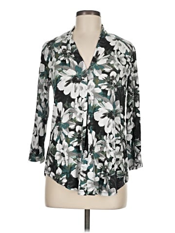 Cable & Gauge 3/4 Sleeve Blouse (view 1)