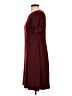 En Focus Studio Solid Burgundy Casual Dress Size 4 - photo 5