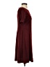 En Focus Studio Solid Burgundy Casual Dress Size 4 - photo 4