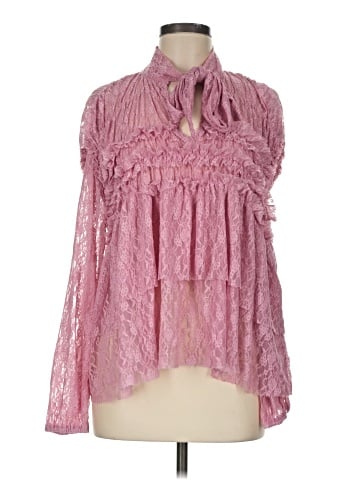 INC International Concepts Long Sleeve Blouse (view 1)