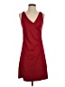Express 100% Polyester Solid Burgundy Cocktail Dress Size 5 - 6 - photo 1
