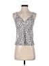 Maje Silver Blue Sleeveless Top Size XS (0) - photo 1