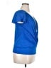 I.N. Studio Blue Short Sleeve Top Size XL Petite - photo 4