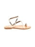 Unbranded 100% Leather Ivory Sandals Size EU 38 - photo 1
