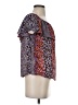 Maeve 100% Polyester Purple Short Sleeve Blouse Size S - photo 4