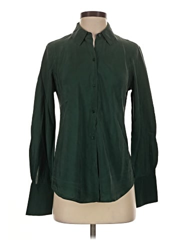 Rebecca Taylor Long Sleeve Silk Top (view 1)