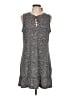 MICHAEL Michael Kors Animal Print Gray Casual Dress Size L - photo 1