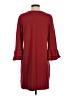 Max Studio Solid Burgundy Casual Dress Size S - photo 2