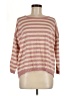 Ann Taylor LOFT Stripes Pink Pullover Sweater Size L - photo 1