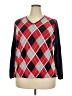 Tommy Hilfiger 100% Cotton Argyle Red Pullover Sweater Size 2X - photo 1
