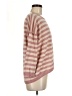 Ann Taylor LOFT Stripes Pink Pullover Sweater Size L - photo 4