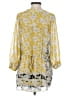 CAbi 100% Polyester Yellow 3/4 Sleeve Blouse Size XS - photo 2