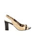 AK Anne Klein Stripes Ivory Heels Size 7 1/2 - photo 1