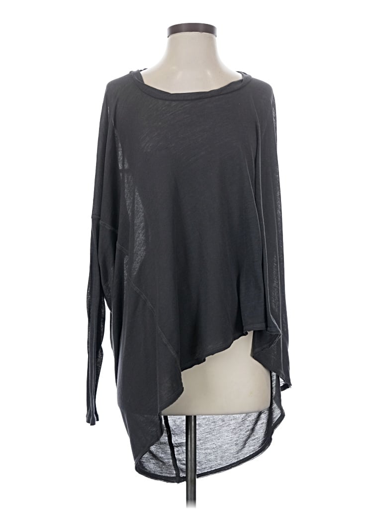 Pre-owned We The Free 3/4 Sleeve T-shirt In Gray