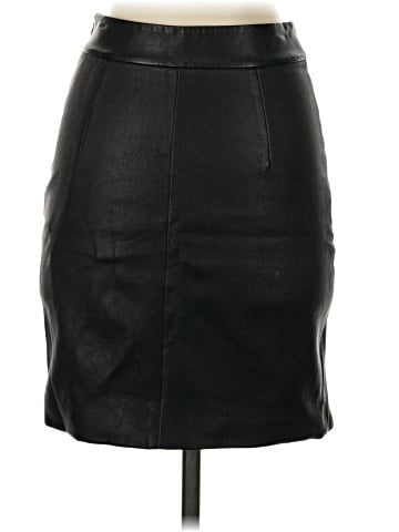 T by Alexander Wang Faux Leather Skirt (view 2)