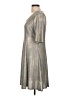 Espresso Metallic Silver Casual Dress Size L - photo 5