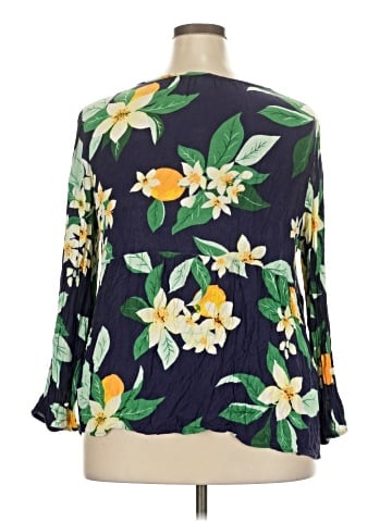 Old Navy Plus Long Sleeve Blouse (view 2)