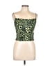 Topshop Leopard Print Green Sleeveless Top Size 6 (petite) - photo 1