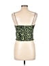 Topshop Leopard Print Green Sleeveless Top Size 6 (petite) - photo 2