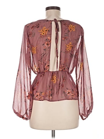 Charlotte Russe Long Sleeve Blouse (view 2)