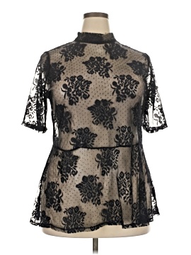 Lane Bryant Short Sleeve Blouse