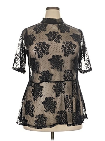 Lane Bryant Short Sleeve Blouse (view 1)