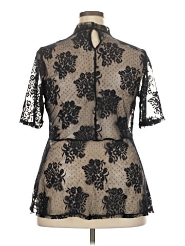 Lane Bryant Short Sleeve Blouse (view 2)