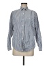 Dockers 100% Cotton Stripes Blue Long Sleeve Button-Down Shirt Size M - photo 1