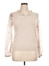 Sioni Floral Ivory Pullover Sweater Size XL - photo 1