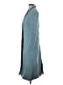 Zara 100% Viscose Blue Trenchcoat Size XS - photo 5